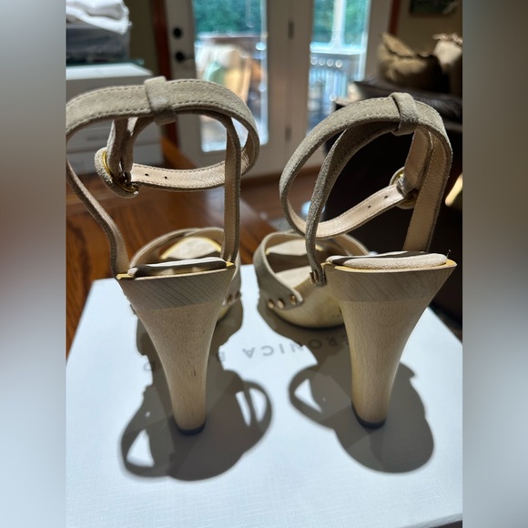 Veronica Beard BRAND NEW sz 7.5 Lamont suede platform sandal - Picture 4 of 11